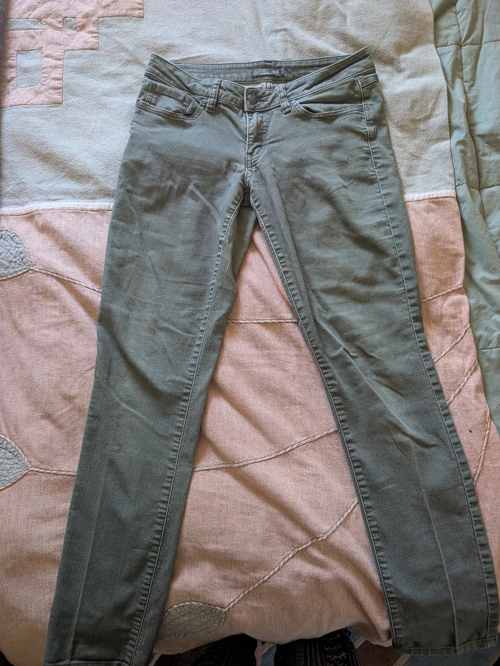 Prana Women's Olive Skinny Jeans
